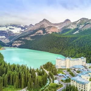 Turquoise Louise Lake Print, Banff National Park, Alberta Turquoise Louise Lake Print, Banff National Park, Alberta