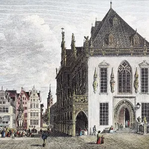 Heritage Sites Collection: Town Hall and Roland on the Marketplace of Bremen
