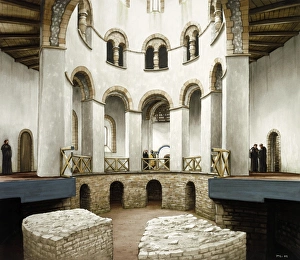 Abbot Wulfrics rotunda at St Augustines Abbey J000094 Abbot Wulfrics rotunda at St Augustines Abbey J000094