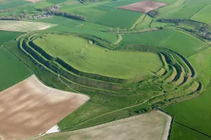 Maiden Castle Aerial Print