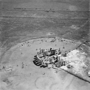 Restoring Stonehenge Print, July 1958