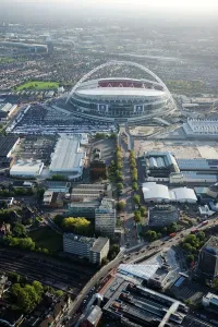 Wembley Stadium Aerial View Print