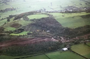 King Arthur Prints: Cadbury Camp Hillfort Print, November 1970