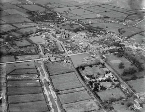 Church Prints: Hedon Town Centre Print, St Augustines Church and Surroundings