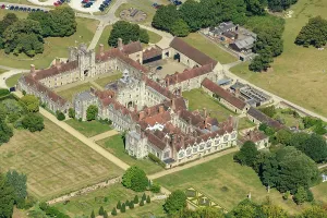 Prints of Knole country house and former archbishops palace, Kent, 2024 Aerial Views of England - Landscapes, Cities and Heritage from Above: Knole Country House Print