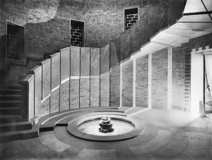 Print of Art Deco Fountain Staircase