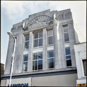 Print of Burton store upper elevation at 29 Calverley Road, Tunbridge Wells