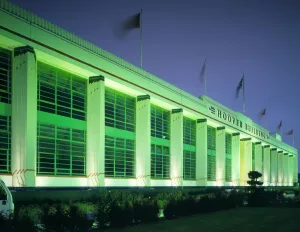 The Hoover Building Print at Night