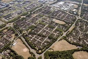 Bradwell Common Housing Estate Print, Milton Keynes