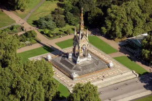 Prints of The Albert Memorial in Kensington Gardens, Kensington, Greater London, 2021 Kensington Gardens Prints: Print of the Albert Memorial in Kensington Gardens, London