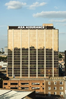 <b class=qtipBold><figcaption>Axa Assurance Building DP164675</figcaption></b><br>The former 'Axa Insurance' building, Well Street, Coventry, West Midlands. General view from the west.<br><em>© Historic England</em> Axa Assurance Building DP164675
