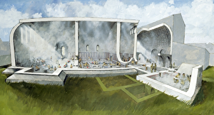 The bath house at Wroxeter Roman City J900037 The bath house at Wroxeter Roman City J900037