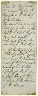 Images Dated 3rd February 2011: Battle instructions written by the Duke of Wellington K050231