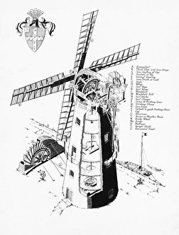 Drawings Gallery: Berney Arms Windmill MP_BAW0003