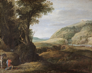 Bril - Landscape with St Hubert and the Stag N070579 Bril - Landscape with St Hubert and the Stag N070579