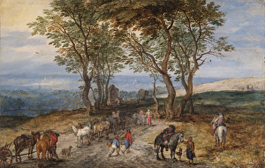 Brueghel - Country road scene N070596 Brueghel - Country road scene N070596