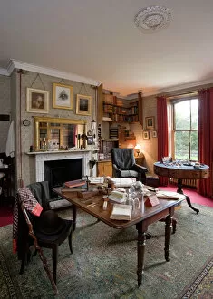 Furniture Gallery: Charles Darwins study at Down House N080878
