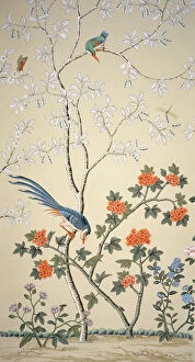 Paintings Gallery: Chinoiserie wallpaper J050124
