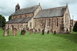 <b class=qtipBold><figcaption>Church of the Holy Cross</figcaption></b><br>Market Place (south off), Haltwhistle, Tynedale, Northumberland. IoE 240754<br><em>© Mr. W. J. Hocking. Source: Images of England</em> Church of the Holy Cross