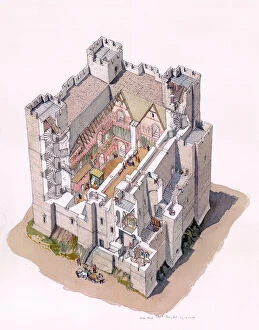 Drawings Gallery: Dover Castle Keep c.1190 N090100