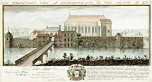 Bridge Gallery: Eltham Palace engraving K031289