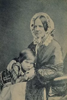 Images Dated 5th March 2008: Emma Darwin and son Leonard K970227