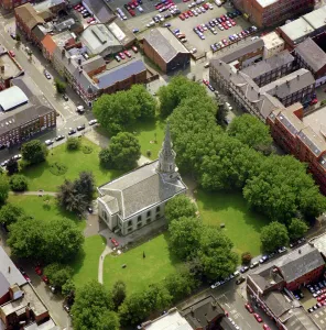 Prints of St Pauls Church, St Pauls Square, Birmingham, West Midlands Historic Landmark Prints: Print of St Pauls Church, Birmingham
