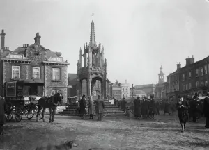 The Victorian Age Prints: Leighton Buzzard Market Cross Print