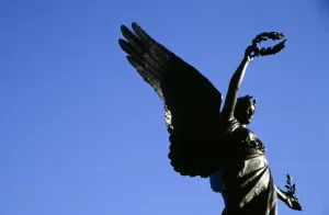 Prints of THE WELLINGTON ARCH, London. Figure of Peace from the quadriga. An Edwardian commission, finally erected in 1912. Neo-Classical sculpture by Adrian Jones (1845-1938) Sculpture Prints: Print of the Figure of Peace from Wellington Arch quadriga