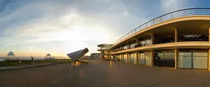 England Prints: De La Warr Pavilion Print - Panoramic View