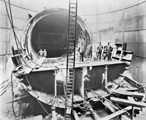 Tunnels Gallery: Excavating the Rotherhithe Tunnel BB99_06818
