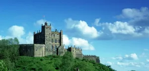 Explore England - Iconic Landmarks and Places to Visit: Bolsover Castle Print: North General View