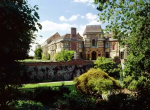 Greater London Prints: Eltham Palace Print: A View from the Rockery
