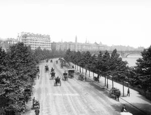 Thames Embankment Print, 1870-1900
