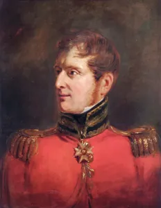 Print of Field Marshal Lord James Somerset by Jan Willem Pieneman