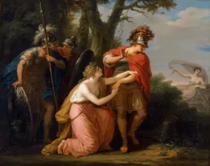Prints of KENWOOD HOUSE, London. Rinaldo and Armida By KAUFFMANN, Angelica (1741-1807) Museum Prints: Angelica Kauffmann's Print of Rinaldo and Armida
