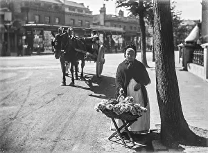 High Street Gallery: Flower seller OFH01_01_02_077