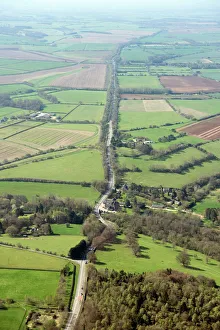 <b class=qtipBold><figcaption>Fosse Way 33481_010</figcaption></b><br>The Fosse Way Roman Road Looking South West Towards Cirencester, Gloucestershire, 2018<br><em>© Historic England Archive</em> Fosse Way 33481_010