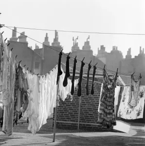 Laundry and Chimneys Print, 1960-1965