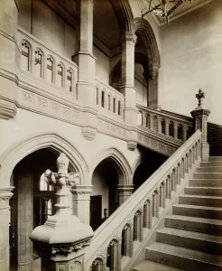 Darlington Technical College Print, Staircase Interior