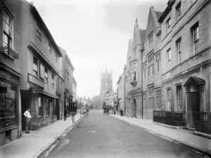 Photos Of Edwardian England Prints: Dyer Street Print, Cirencester, Gloucestershire