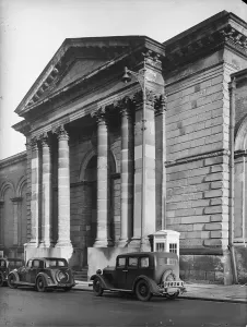 Prints of Market Hall, North Street, Wolverhampton. The west portico of the Market Hall in North Street. The Market Hall opened in 1853 Historic Photos of England - People, Places and Everyday Life: Print of Market Hall Wolverhampton, 1942