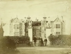 Devon Prints: Bradfield House Print, a dilute albumen print from a paper negative