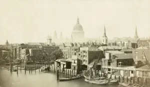 St Pauls Cathedral Print from Southwark Bridge