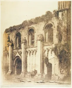 Prints of The ruins of St Joseph's Chapel at Glastonbury Abbey, c.1853. Photographer: Linnaeus Tripe Historic Photos of England - People, Places and Everyday Life: Print of St Joseph's Chapel Ruins at Glastonbury Abbey