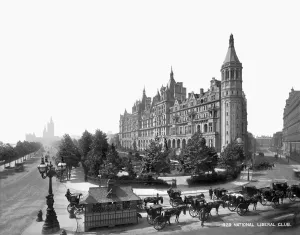 Whitehall Place Print, a photograph of Victorian London