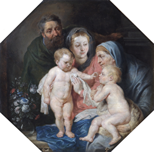 The Holy Familly with St Elizabeth and St John N070550 The Holy Familly with St Elizabeth and St John N070550