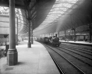Northern Ireland Prints: Print of Central Railway Station, Newcastle upon Tyne in 1884