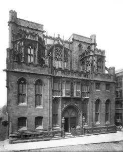 Print of John Rylands Library, Manchester, 1900