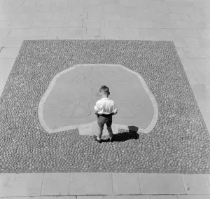 Eric De Mare Prints: Print of Levelling Stone, Coventry